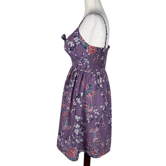 Soprano Purple Floral Dress - Picture 5 of 11